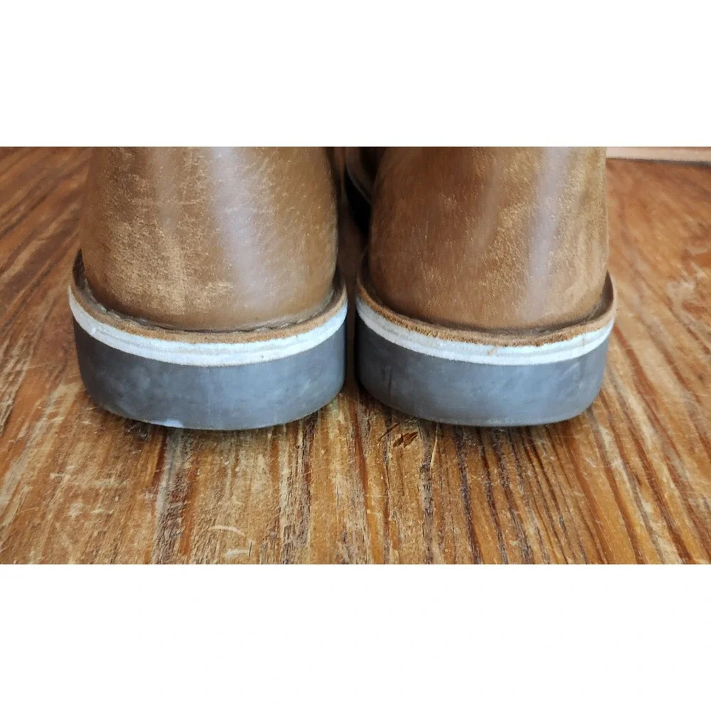 Clarks Bushacre Chukka Boots Leather Size 10.5 Men's Lace Up‎ Ankle 15522